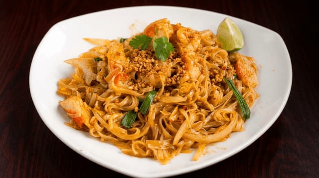Seafood Pad Thai.