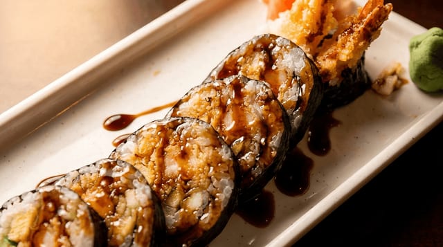 Tempura Shrimp Roll.