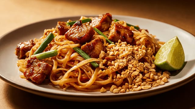 Steak Pad Thai.