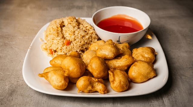 Sweet & Sour Chicken.