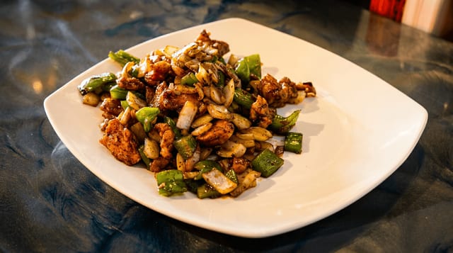 Black Pepper Chicken.