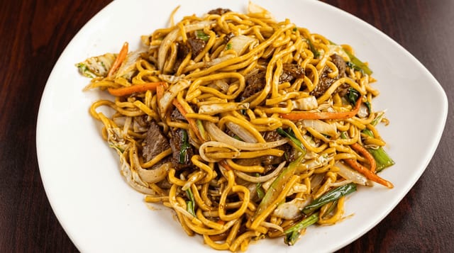 Beef Lo Mein.