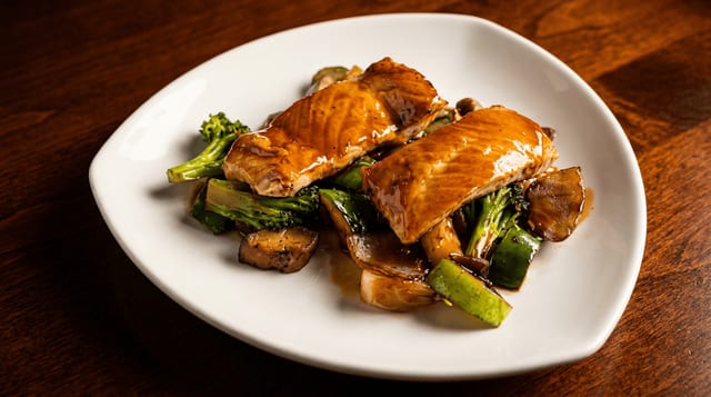 Teriyaki Salmon.