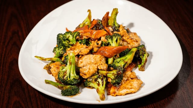 Chicken with Broccoli.